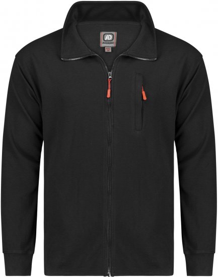 Adamo Max Ottoman Sweatshirt Black - Mikiny & mikiny s kapucí - Mikiny & Mikiny s kapucí 2XL-12XL