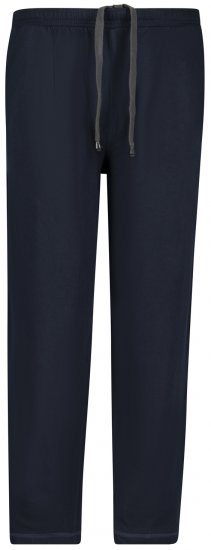 Adamo Athen Sweatpants with Open Hem Navy - Tepláky & kraťasy - Tepláky a Teplákové Kraťasy 2XL-12XL