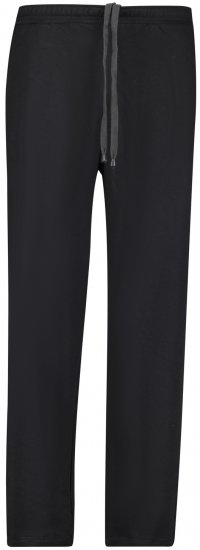 Adamo Athen Sweatpants with Open Hem Black - Tepláky & kraťasy - Tepláky a Teplákové Kraťasy 2XL-12XL