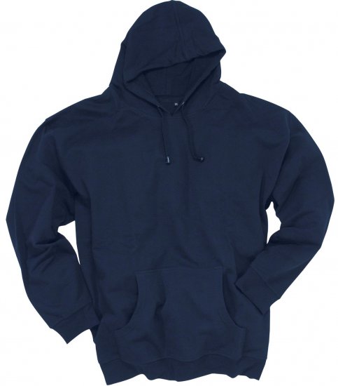 Adamo Athen Hoodie without Zipper Navy - Mikiny & mikiny s kapucí - Mikiny & Mikiny s kapucí 2XL-12XL