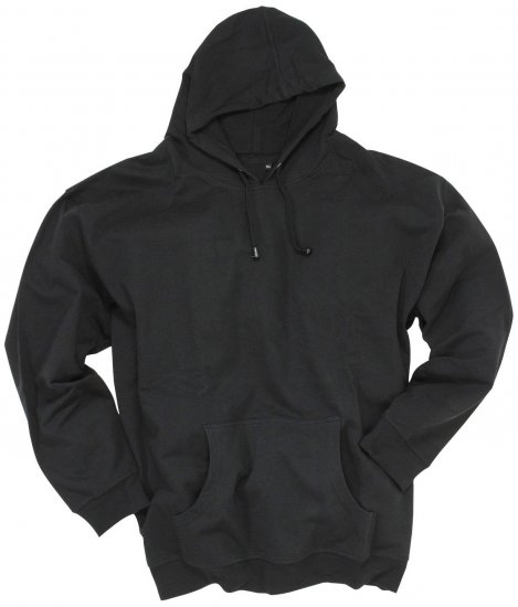 Adamo Athen Hoodie without Zipper Black - Mikiny & mikiny s kapucí - Mikiny & Mikiny s kapucí 2XL-12XL