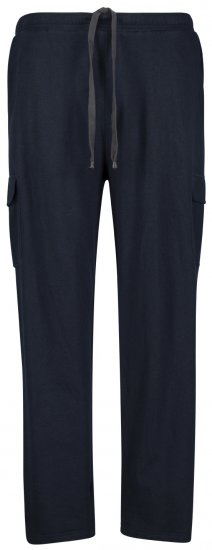 Adamo Athen Sweatpants with Cargo-pocket Navy - Tepláky & kraťasy - Tepláky a Teplákové Kraťasy 2XL-12XL