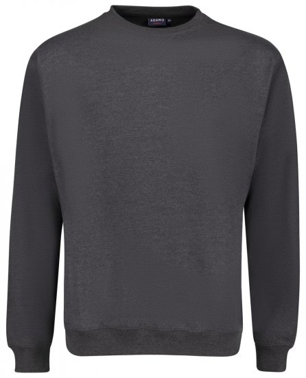 Adamo 159303 Mikina Tmavě šedý melír - Mikiny & mikiny s kapucí - Mikiny & Mikiny s kapucí 2XL-12XL