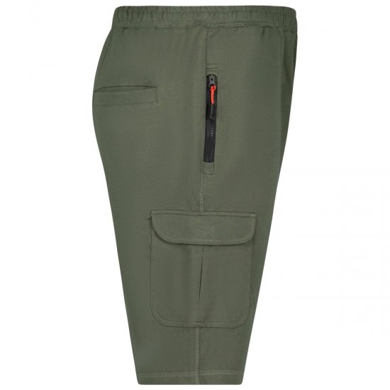 Adamo 159308 Kraťasy cargo Olivová - Tepláky & kraťasy - Tepláky a Teplákové Kraťasy 2XL-12XL