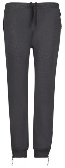 Adamo 159312 Tepláky s kapsami na zip Tmavě šedý melír - Tepláky & kraťasy - Tepláky a Teplákové Kraťasy 2XL-12XL