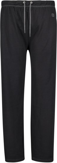 Adamo Markus Sweatpants with draw-cord Black - Tepláky & Kraťasy - Tepláky a Teplákové Kraťasy 2XL-12XL
