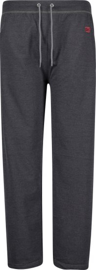 Adamo Markus Sweatpants with draw-cord Charcoal - Tepláky & kraťasy - Tepláky a Teplákové Kraťasy 2XL-12XL