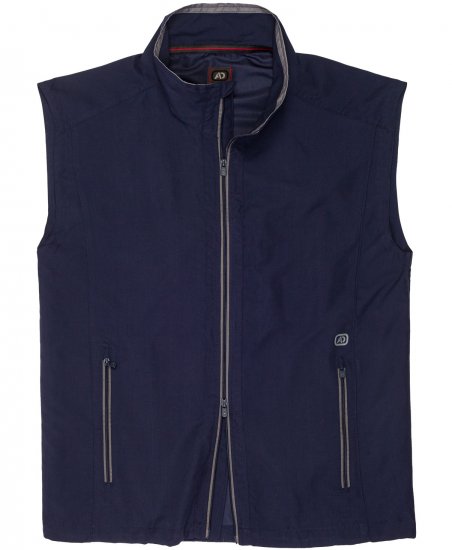 Adamo Orlando Fitness Vest Full Zipper Navy - Sportovní oblečení - Sportovní Oblečení 2XL-10XL