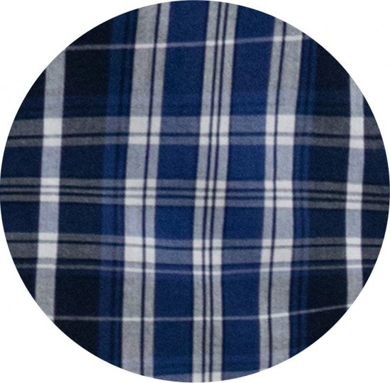 D555 Walsall Button Down Collar Short Sleeve Shirt Navy Shirt - Košile - Košile 2XL-10XL