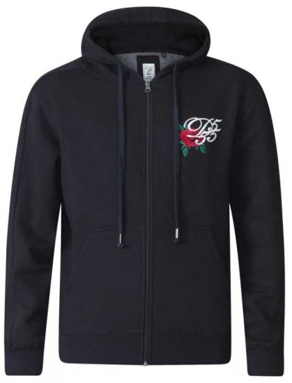 D555 Verlin Couture Full Zip Hoodie Black - Mikiny & mikiny s kapucí - Mikiny & Mikiny s kapucí 2XL-12XL