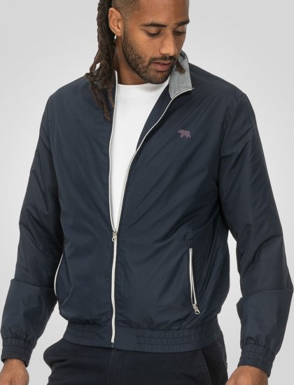 D555 Ealing Lightweight Zip Through Jacket With Zip Pockets Navy - Bundy - Bundy Nadměrné Velikosti - 2XL-8XL