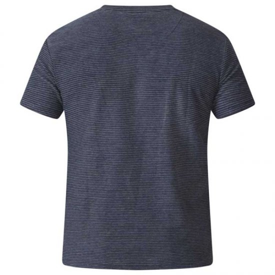 D555 Agler Waffle T-shirt Charcoal - Trička - Trička nadměrné velikosti - 2XL-14XL