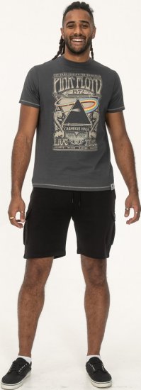 D555 HANLEY Official Pink Floyd Crew Neck T-Shirt Dark Grey TALL SIZES - PÁNSKÉ OBLEČENÍ MT-6XLT - TALL-velikosti