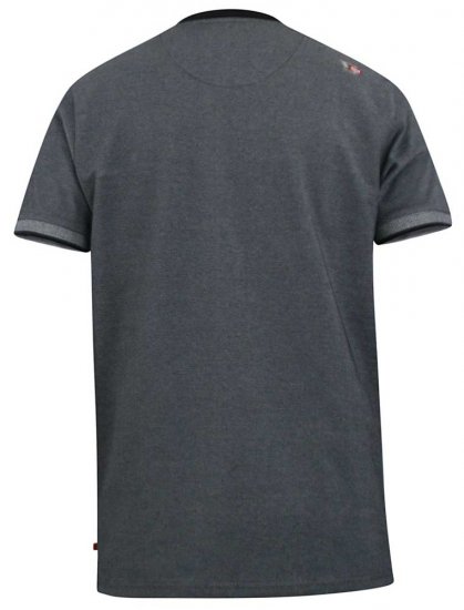 D555 Owen Colorless Polo Charcoal - Polokošile - Polokošile 2XL-8XL - Trička s límečkem 2XL-8XL