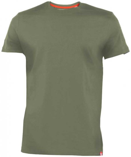 D555 Callum T-shirt Khaki - Trička - Trička nadměrné velikosti - 2XL-14XL