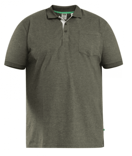 D555 Grant Polo Shirt Khaki - Polokošile - Polokošile 2XL-8XL - Trička s límečkem 2XL-8XL