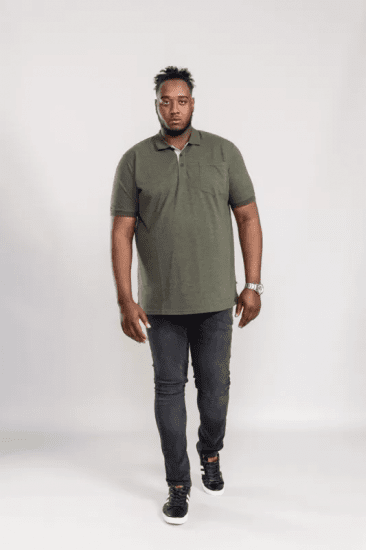 D555 Grant Polo Shirt Khaki - Polokošile - Polokošile 2XL-8XL - Trička s límečkem 2XL-8XL