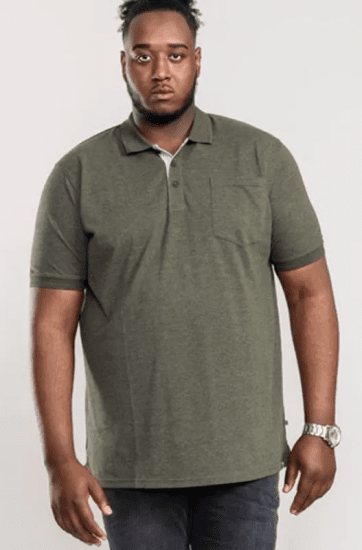 D555 Grant Polo Shirt Khaki - Polokošile - Polokošile 2XL-8XL - Trička s límečkem 2XL-8XL