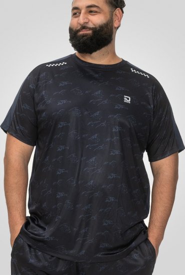 D555 Solihull Dry Wear Light Weight Poly Crew Neck T-Shirt Navy - Sportovní oblečení - Sportovní Oblečení 2XL-10XL