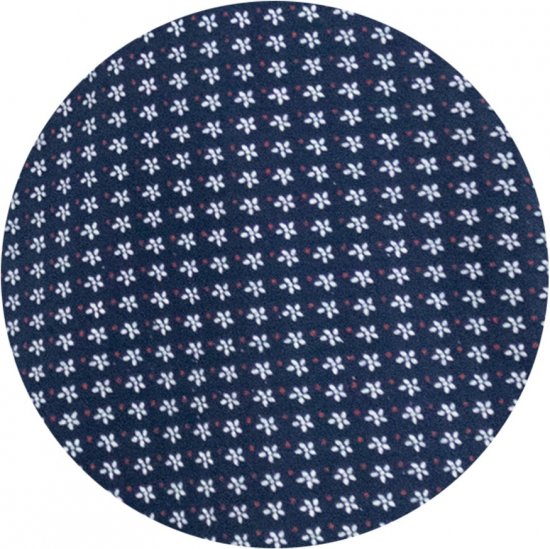D555 Coventry AOP Polo Shirt Jacquard Collar & Ribbed Cuffs Navy - Polokošile - Polokošile 2XL-8XL - Trička s límečkem 2XL-8XL