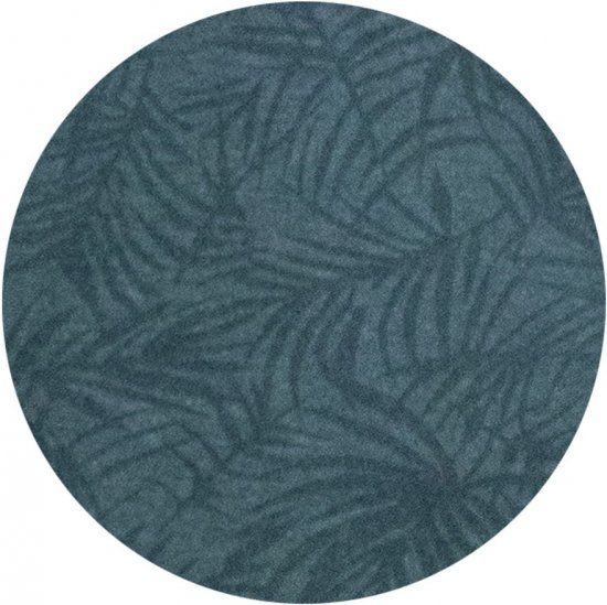 D555 Uttoxeter AOP Leaf Print Short Sleeve Polo Denim - Polokošile - Polokošile 2XL-8XL - Trička s límečkem 2XL-8XL