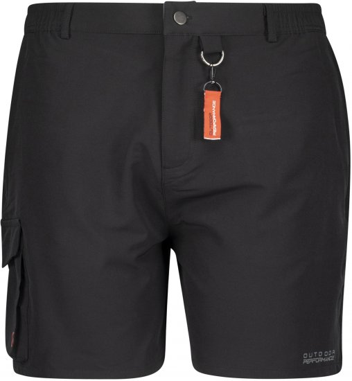 Adamo Tim Outdoor Shorts Black - Sportovní oblečení - Sportovní Oblečení 2XL-10XL
