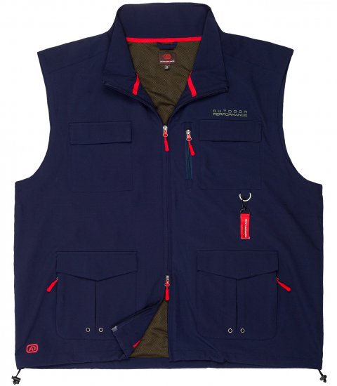 Adamo Tommy Outdoor Vest Navy - Sportovní oblečení - Sportovní Oblečení 2XL-10XL
