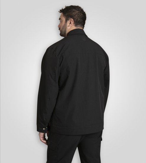 D555 Wimbledon Couture Stretch Jacket with Zipper Black - Bundy - Bundy Nadměrné Velikosti - 2XL-8XL