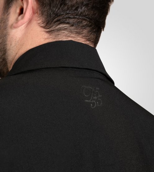 D555 Wimbledon Couture Stretch Jacket with Zipper Black - Bundy - Bundy Nadměrné Velikosti - 2XL-8XL