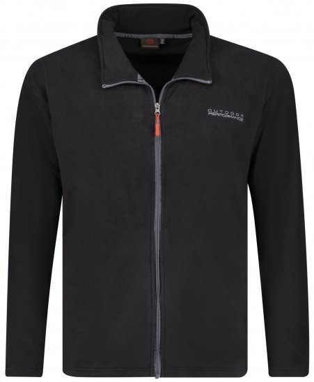 Adamo Tampa Fleece Jacket Black TALL SIZES - PÁNSKÉ OBLEČENÍ MT-6XLT - TALL-velikosti