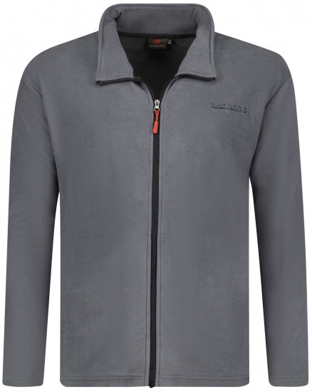 Adamo Toronto Fleece Jacket Grey - Všechno oblečení - Pánské nadměrné velikosti