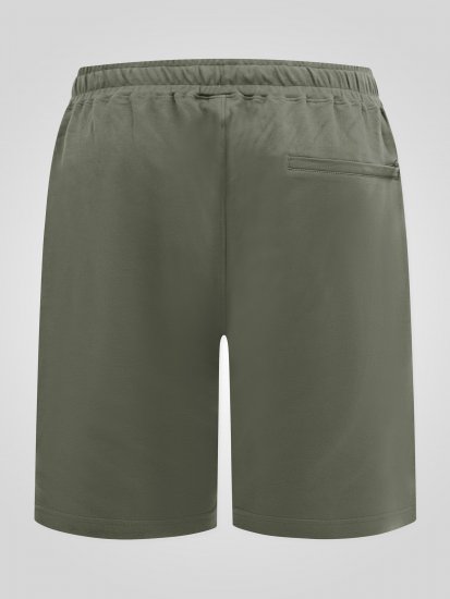 D555 Mitchell 1 Stretch Elasticated Waist Shorts Khaki - Tepláky & kraťasy - Tepláky a Teplákové Kraťasy 2XL-12XL