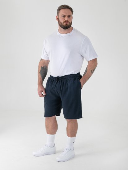 D555 Mitchell 2 Stretch Elasticated Waist Shorts Navy - Tepláky & kraťasy - Tepláky a Teplákové Kraťasy 2XL-12XL