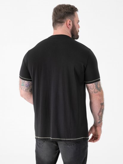 D555 Hugh Official ACDC Highway To Hell Printed T-Shirt Black - Trička - Trička nadměrné velikosti - 2XL-14XL