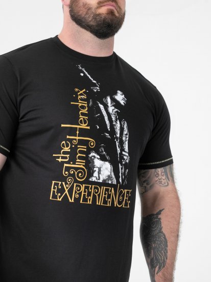 D555 Hugh Official ACDC Highway To Hell Printed T-Shirt Black - Trička - Trička nadměrné velikosti - 2XL-14XL