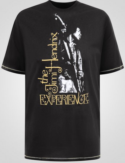 D555 Hugh Official ACDC Highway To Hell Printed T-Shirt Black - Trička - Trička nadměrné velikosti - 2XL-14XL