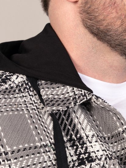 D555 Hayes Košilová bunda Šedá - Košile - Košile 2XL-10XL