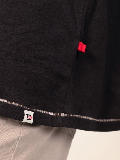 D555 Perkins Tričko s potiskem Černá - Trička - Trička nadměrné velikosti - 2XL-14XL