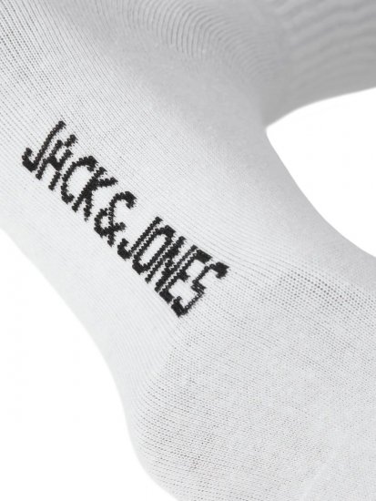 Jack & Jones Charles Tenisové ponožky Bílá 3-pack - Spodní prádlo - Spodní Prádlo Nadměrné Velikosti 2XL-8XL