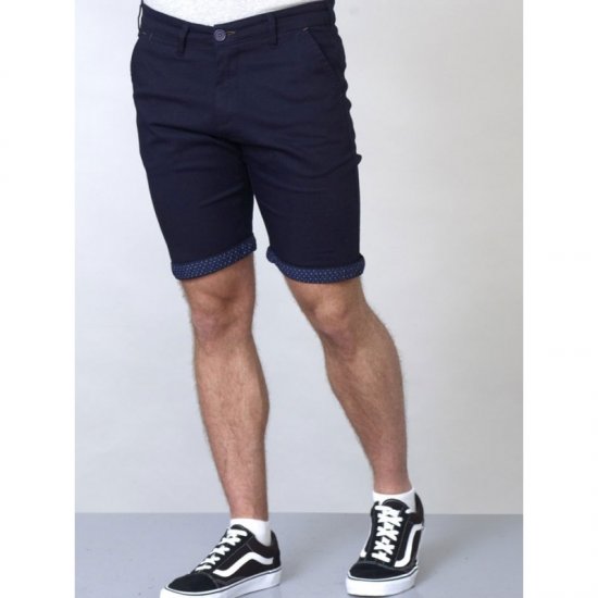 D555 Luke Stretch Shorts Navy - Šortky - Šortky Nadměrné Velikosti W40-W60