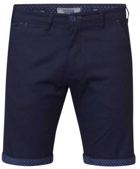 D555 Luke Stretch Shorts Navy - Šortky - Šortky Nadměrné Velikosti W40-W60