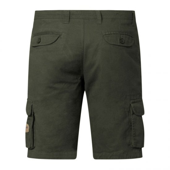 D555 Larry Cargo Shorts Khaki - Šortky - Šortky Nadměrné Velikosti W40-W60