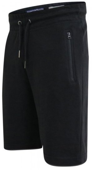 D555 Jackie Ribbed Jersey Shorts Black - Tepláky & kraťasy - Tepláky a Teplákové Kraťasy 2XL-12XL
