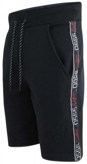 D555 Burlington Couture Jersey Shorts Black - Tepláky & kraťasy - Tepláky a Teplákové Kraťasy 2XL-12XL