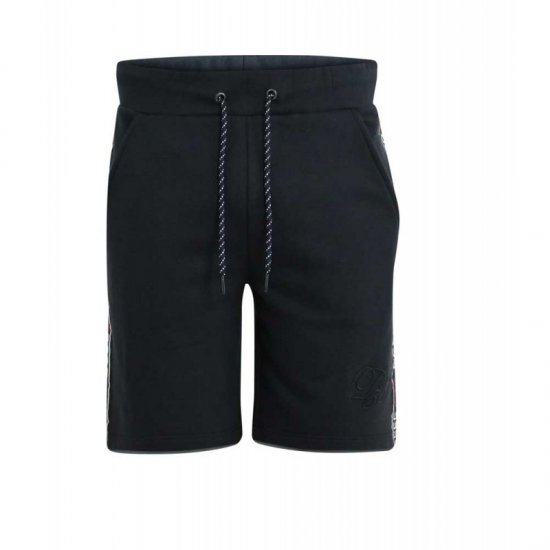 D555 Burlington Couture Jersey Shorts Black - Tepláky & kraťasy - Tepláky a Teplákové Kraťasy 2XL-12XL