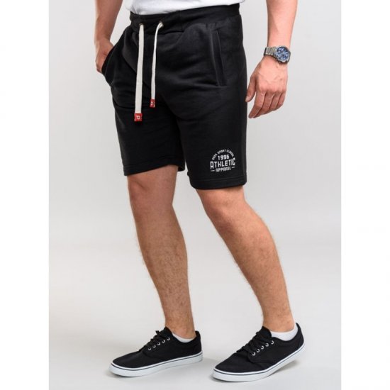 D555 Harvey Fleece Shorts Black - Tepláky & kraťasy - Tepláky a Teplákové Kraťasy 2XL-12XL