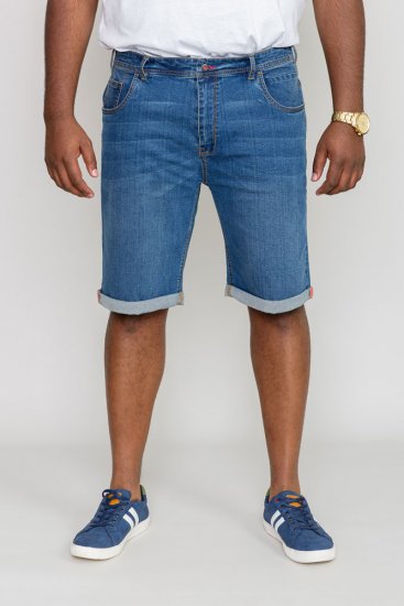 D555 BROXBOURNE Denim Shorts - Šortky - Šortky Nadměrné Velikosti W40-W60