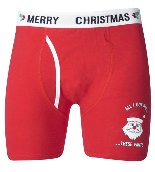 D555 Claus Christmas Boxers 2-pack - Spodní prádlo - Spodní Prádlo Nadměrné Velikosti 2XL-8XL