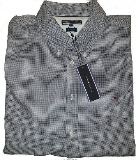 Tommy Hilfiger Triple Square Long Sleeve Shirt - Motleyho šílený dubnový výprodej - 