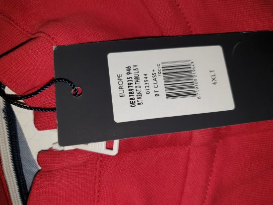 Tommy Hilfiger Kent Zip Thru Sweatshirt Red - Motleyho šílený dubnový výprodej - 
